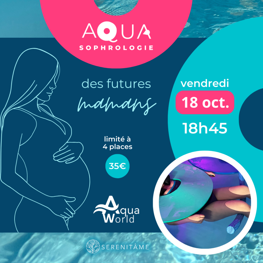 séance d'aqua-sophro futures mamans